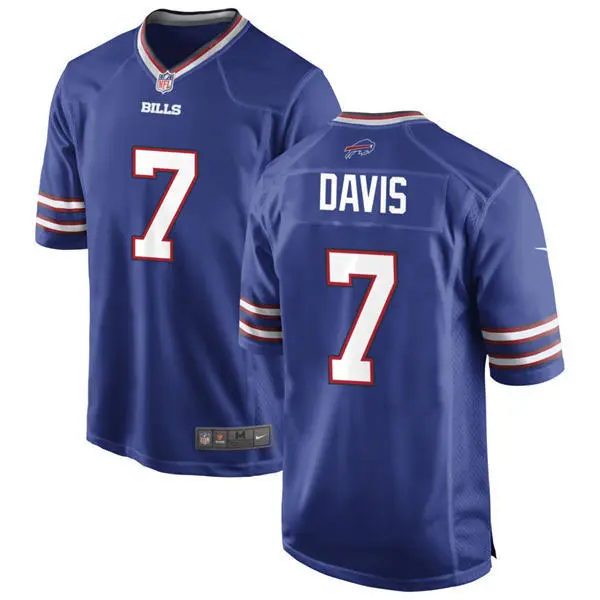 Mens Buffalo Bills #7 Ray Davis Nike Royal Vapor F.U.S.E. Limited Jersey