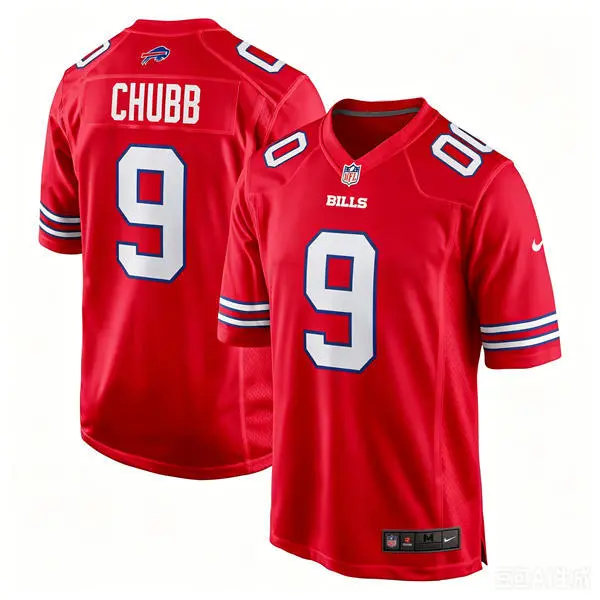 Mens Buffalo Bills #9 Bradley Chubb Nike Red Alternate Vapor F.U.S.E. Limited Jersey