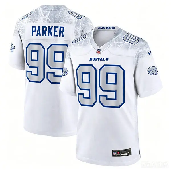 Mens Buffalo Bills #99 T. J. Parker White Nike Vapor F.U.S.E. Limited Rivalry Series Jersey