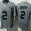 Men's Las Vegas Raiders #2 Ashton Jeanty Gray 65TH Anniversary Gratitude F.U.S.E. Limited Jersey