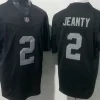 Men's Las Vegas Raiders #2 Ashton Jeanty Nike Black Vapor F.U.S.E. Limited Player Jersey