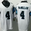 Mens Carolina Panthers #4 Tetairoa McMillan Nike White Vapor F.U.S.E. Limited Jersey