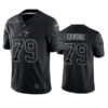 Mens Carolina Panthers #79 Ikem Ekwonu Black Rflctv Limited Jersey
