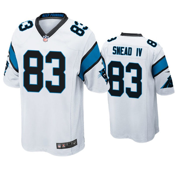 Mens Carolina Panthers #83 Willie Snead IV Nike White Vapor Untouchable Limited Jersey