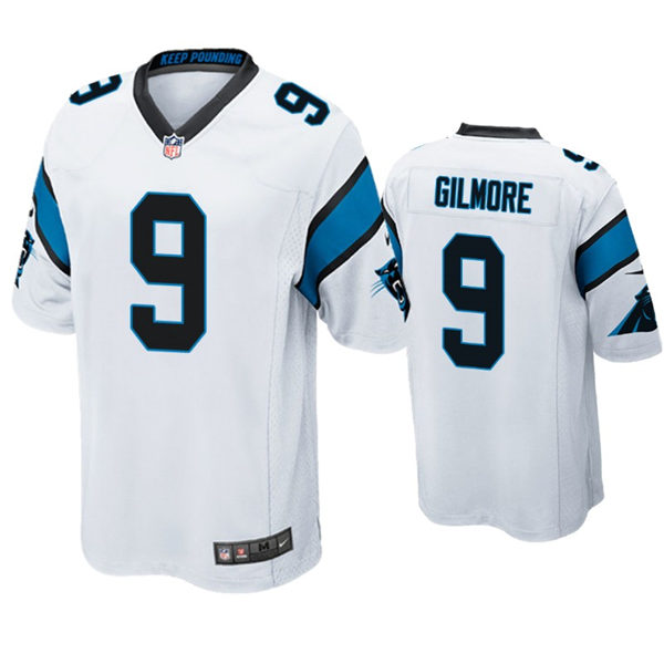 Mens Carolina Panthers #9 Stephon Gilmore Nike White Vapor Untouchable Limited Jersey