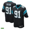 Men's Carolina Panthers Retired Player #91 Kevin Greene Nike Black Game Football Jersey