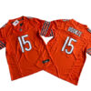 Mens Chicago Bears #15 Rome Odunze Nike Orange Alternate Untouchable Limited Jersey