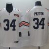 Men's Chicago Bears #34 Walter Payton Nike White 100th Season Alternate Classic Limited Jersey