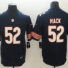 Men's Chicago Bears #52 Khalil Mack Nike Navy Vapor Limited Footbll  Jersey