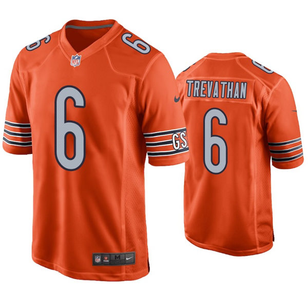Mens Chicago Bears #6 Danny Trevathan Nike Orange Alternate Untouchable Limited Jersey