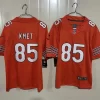 Mens Chicago Bears #85 Cole Kmet Nike Orange Alternate Untouchable Limited Jersey