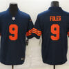 Men's Chicago Bears #9 Nick Foles Nike Navy Orange Vapor Limited Jersey