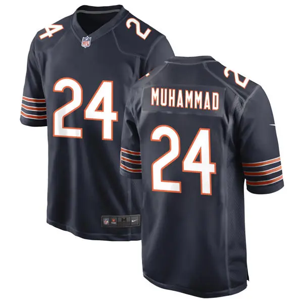 Mens Chicago Bears #24 Malik Muhammad Nike Navy Vapor F.U.S.E. Limited Jersey