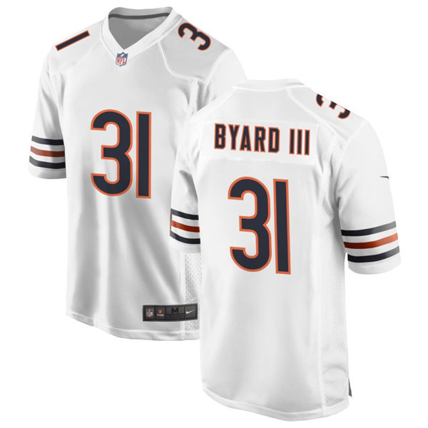 Mens Chicago Bears #31 Kevin Byard III Nike White Vapor Untouchable Limited Jersey