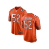 Mens Chicago Bears #52 Drew Dalman Nike Orange Alternate F.U.S.E. Limited Jersey