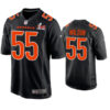 Men's Cincinnati Bengals #55 Logan Wilson Nike Black Super Bowl LVI Bound Game Fashion Jersey