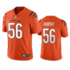 Men's Cincinnati Bengals #56 Wyatt Hubert Nike Orange Alternate Vapor Limited Jersey