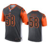 Men's Cincinnati Bengals #58 Joseph Ossai Nike Anthracite Inverted Legend Jersey