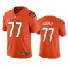 Men's Cincinnati Bengals #77 Hakeem Adeniji Nike Orange Alternate Vapor Limited Jersey