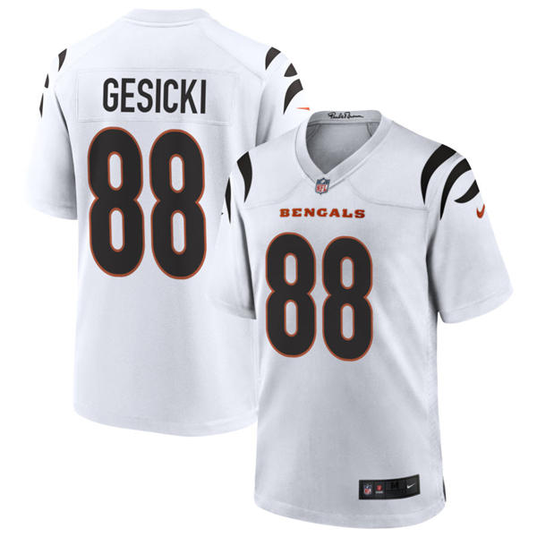 Men's Cincinnati Bengals #88 Mike Gesicki Nike White Away Vapor F.U.S.E. Limited Jersey