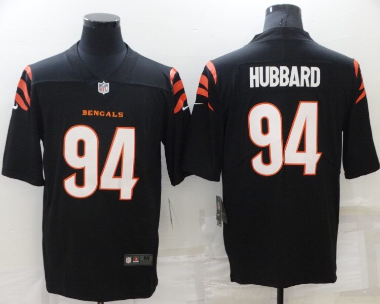 Men's Cincinnati Bengals #94 Sam Hubbard 2021 Nike Black Vapor Limited Jersey