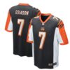 Men's Cincinnati Bengals Retired Player #7 Boomer Esiason Nike Black Game Jersey