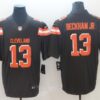 Men's Cleveland Browns #13 Odell Beckham Jr Stitched Nike Brown Vapor Player Limited Jersey