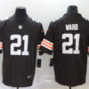 Men's Cleveland Browns #21 Denzel Ward Nike Brown Legend Player Jersey