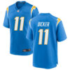 Men's Los Angeles Chargers #11 Cameron Dicker Nike Powder Blue Vapor Limited Player Jersey
