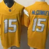 Men's Los Angeles Chargers #15 Ladd McConkey Nike Gold Alternate Charger Power Vapor F.U.S.E. Limited Jersey