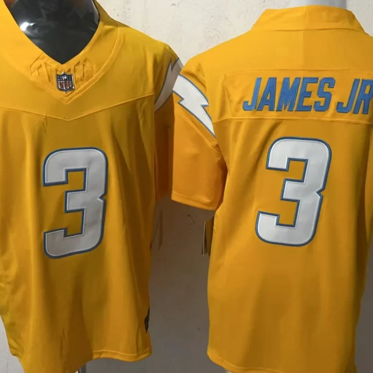 Mens Los Angeles Chargers #3 Derwin James Jr. Nike Gold Alternate Charger Power Vapor F.U.S.E. Limited Jersey