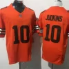 Mens Cleveland Browns #10 Quinshon Judkins Orange Inverted Legend F.U.S.E. Limited Jersey