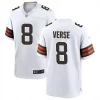 Mens Cleveland Browns #8 Jared Verse Nike White Away Vapor F.U.S.E. Limited Jersey