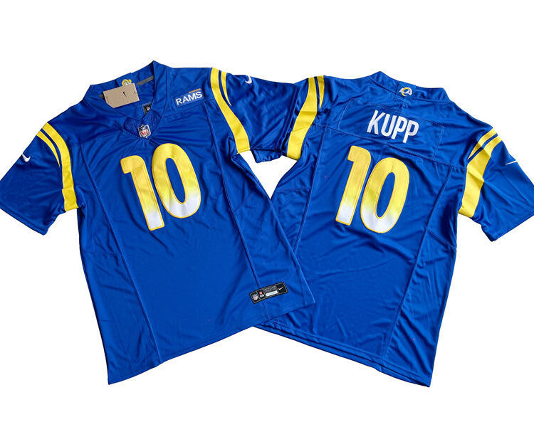 Men's Los Angeles Rams #10 Cooper Kupp Nike Royal Vapor F.U.S.E. Limited Jersey
