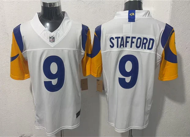 Mens Los Angeles Rams #9 Matthew Stafford Nike 2026 White Vapor F.U.S.E. Limited Jersey