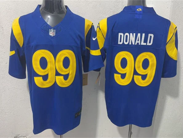 Men's Los Angeles Rams #99 Aaron Donald Nike Royal F.U.S.E. Vapor Limited Football Jersey