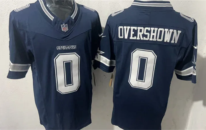 Mens Dallas Cowboys #0 DeMarvion Overshown Nike Navy Vapor F.U.S.E. Limited Jersey