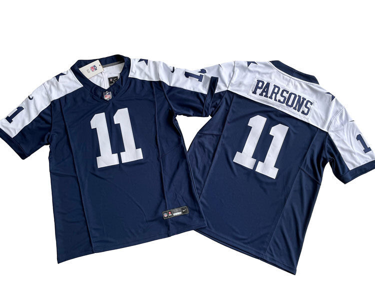 Men's Dallas Cowboys #11 Micah Parsons Nike Navy Alternate 2023 F.U.S.E. Vapor Limited Jersey