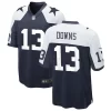 Mens Dallas Cowboys #13 Caleb Downs Nike Navy Alternate Vapor F.U.S.E. Limited Jersey