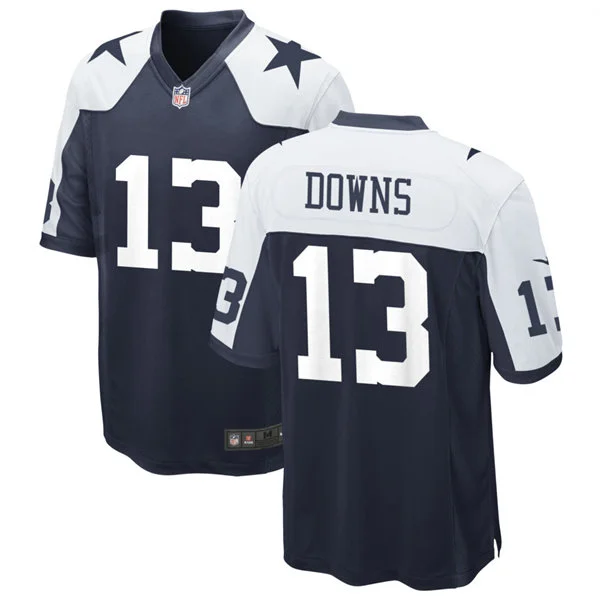 Mens Dallas Cowboys #13 Caleb Downs Nike Navy Alternate Vapor F.U.S.E. Limited Jersey