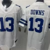Mens Dallas Cowboys #13 Caleb Downs Nike White Vapor F.U.S.E. Limited Jersey
