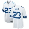 Mens Dallas Cowboys #23 Jaydon Blue Nike White Vapor F.U.S.E. Limited Jersey