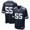 Mens Dallas Cowboys #55 Jaishawn Barham Nike Navy Vapor F.U.S.E. Limited Jersey