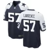 Mens Dallas Cowboys #57 Malachi Lawrence Nike Navy Alternate Vapor F.U.S.E. Limited Jersey