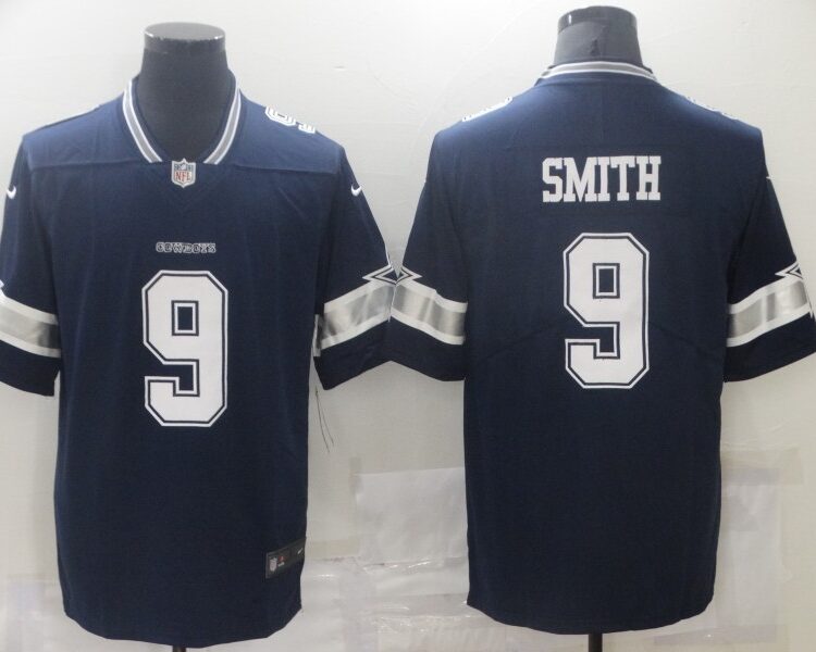 Mens Dallas Cowboys #9 Jaylon Smith Nike Navy Team Color Vapor Untouchable Limited Jersey