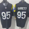 Mens Los Angeles Rams #95 Myles Garrett Midnight Blue 2025 Rivalries Collection Limited Jersey