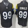 Mens Los Angeles Rams #99 Aaron Donald Midnight Blue 2025 Rivalries Collection Limited Jersey