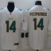 Mens Miami Dolphins #14 Ryan Fitzpatrick Nike White Vapor Untouchable Jersey