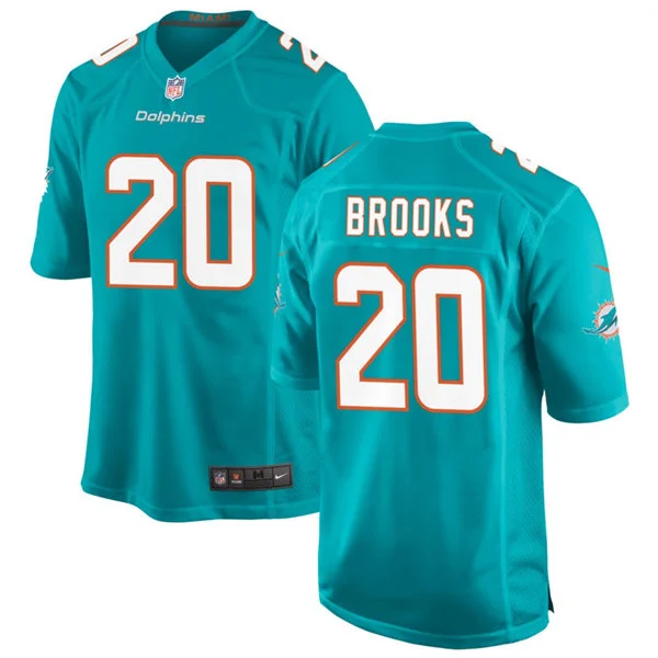Mens Miami Dolphins #20 Jordyn Brooks Nike Aqua F.U.S.E. Vapor Limited Jersey