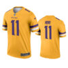 Men's Minnesota Vikings #11 Kellen Mond Nike Gold Inverted Limited Jersey